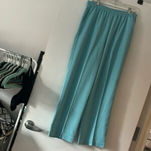 Alfred Dunner Women's Straight Leg Pants in Light Blue